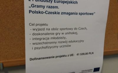 „Gramy razem. Polsko-Czeskie zmagania sportowe”- projekt PO WER