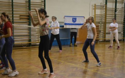 Zajęcia taneczne zumby i w siłowni