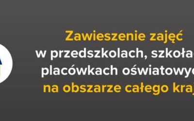 Zawieszenie zajęć dydaktyczno- wychowawczych