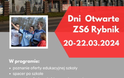 Zapraszamy na DNI OTWARTE!