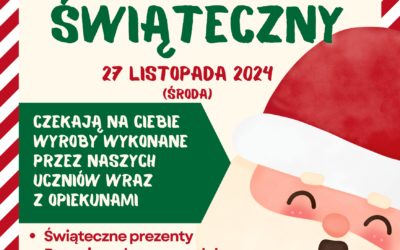 Serdecznie zapraszamy na Kiermasz Świąteczny!