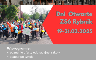 Zapraszamy na Dni Otwarte ZS6!